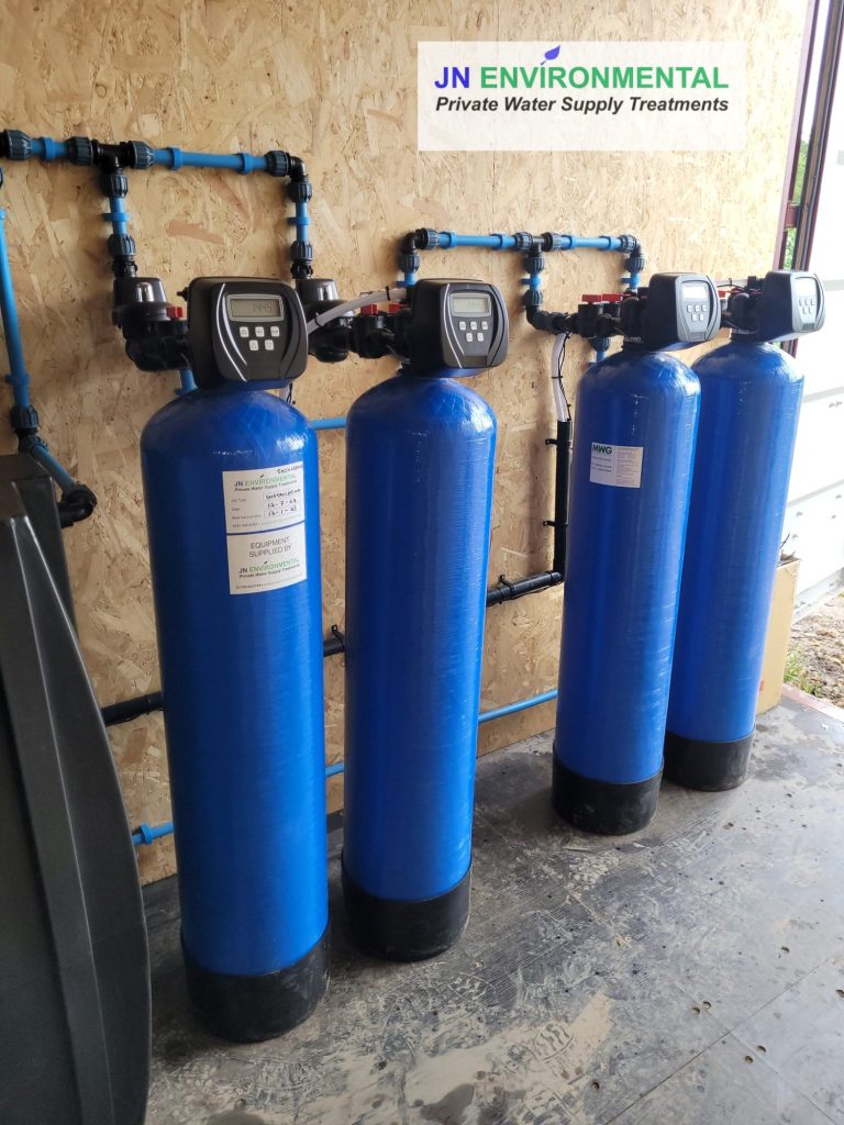 Private water supply maintenance system at rural property in Cumbria